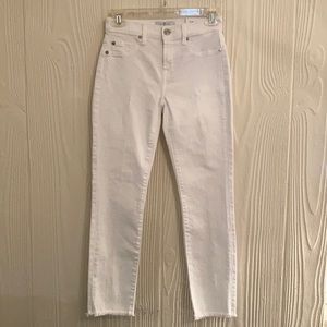 7 For All Mankind Slim White Jeans